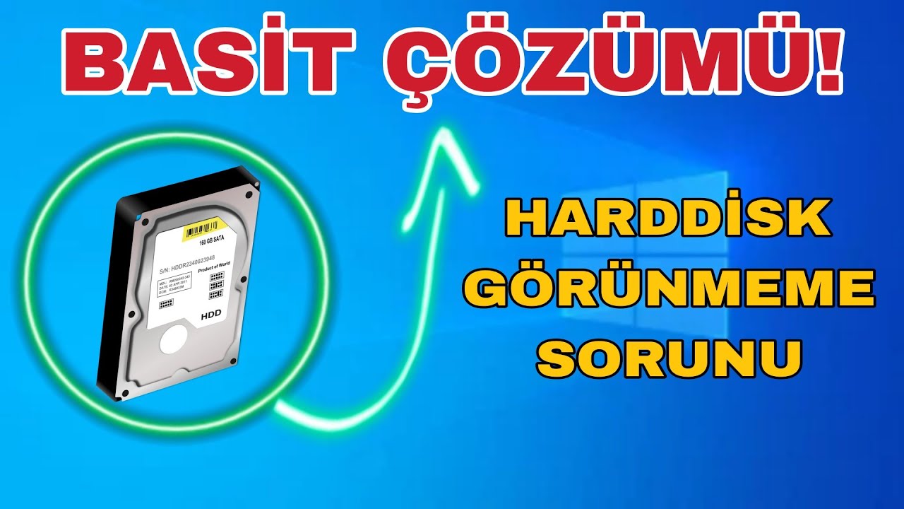 Bilgisayar harddiski görmüyor: 5 Kesin Çözüm Yolu