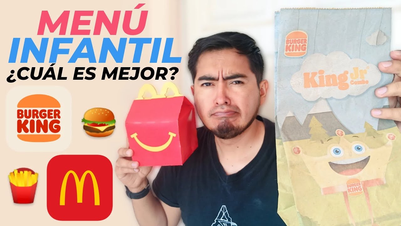 Menu infantil burger king 5 opciones deliciosas para tus hijos