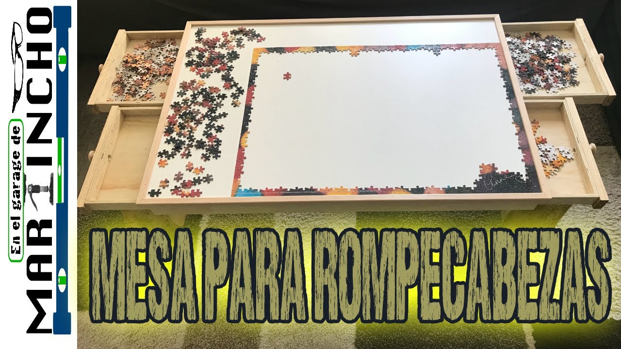 Mesa para rompecabezas: 7 tips para elegir la ideal