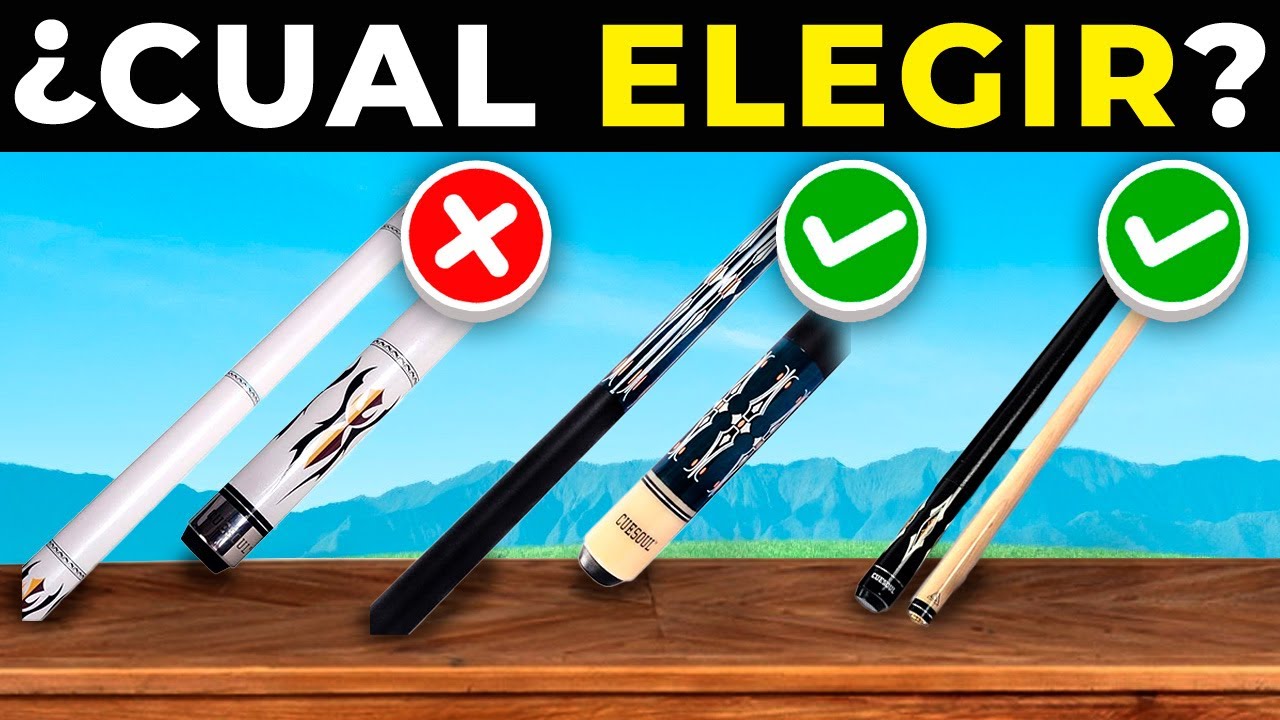 Palo de billar: 5 consejos para elegir el mejor para ti