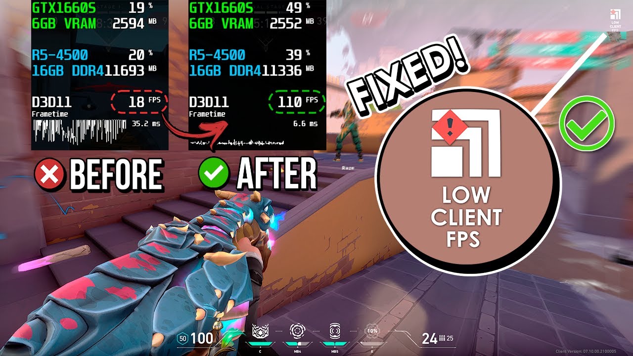 Fps del cliente bajos Valorant: 7 soluciones rápidas para mejorarlos