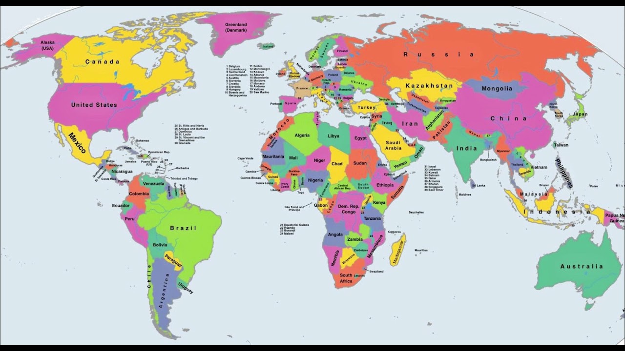 Mapa mundo: 7 curiosidades sorprendentes que no conocías