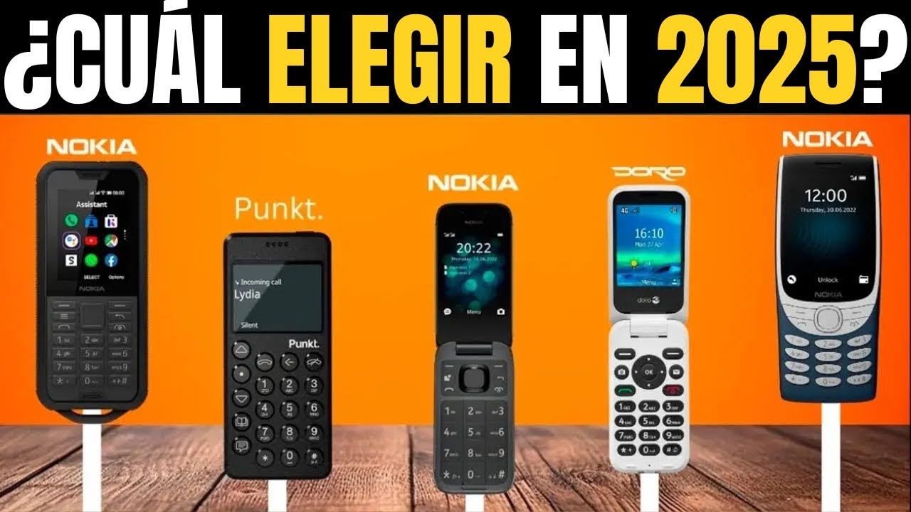 Teléfono para personas mayores: 5 opciones ideales en 2025